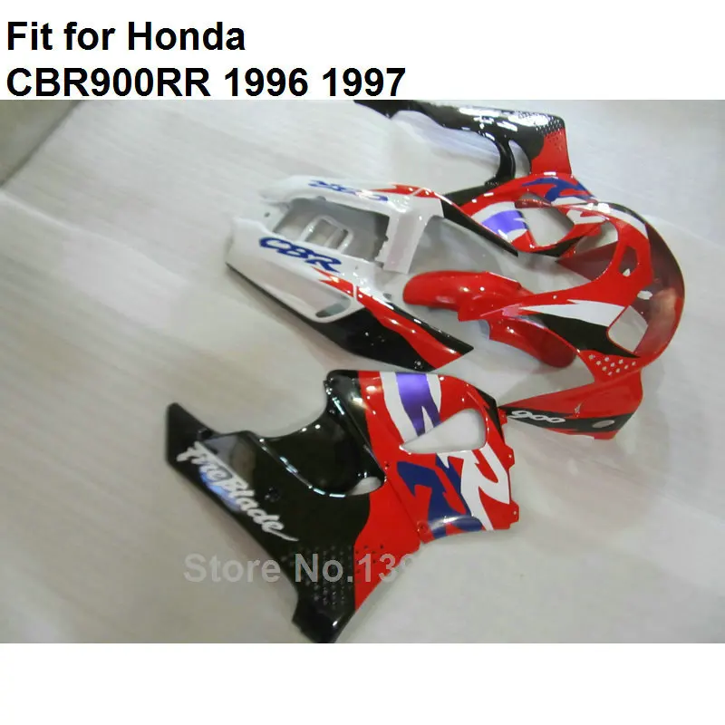 Компрессионная форма Обтекатели кузова для Honda Красный Белый Черный CBR 900RR CBR893RR 1996