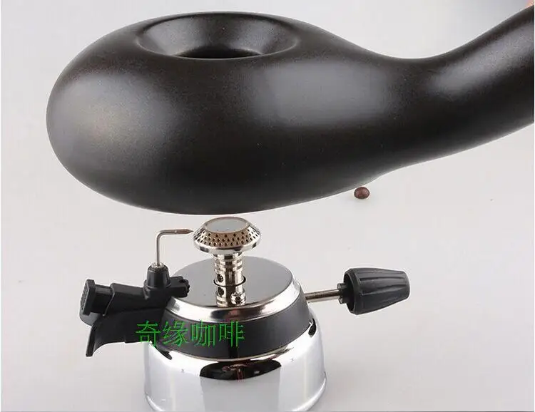 

ceramic coffee roaster as roast Gas cooker coffee beans, roasted Oil lamp coffee maker, cooking supplies