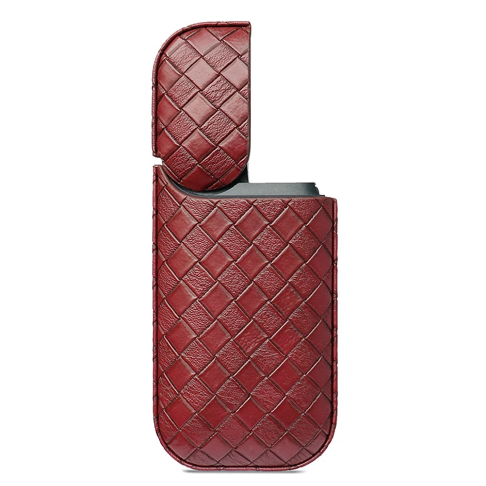 Textured Brown Модный PC чехол для IQOS 2,4 Plus II III электронная сигарета для IQOS полный защитный чехол - Цвет: Textured Brown