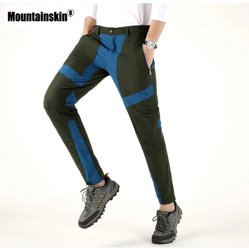 Мужские брюки Mountainskin весенне осенние для отдыха на природе пешего туризма спорта