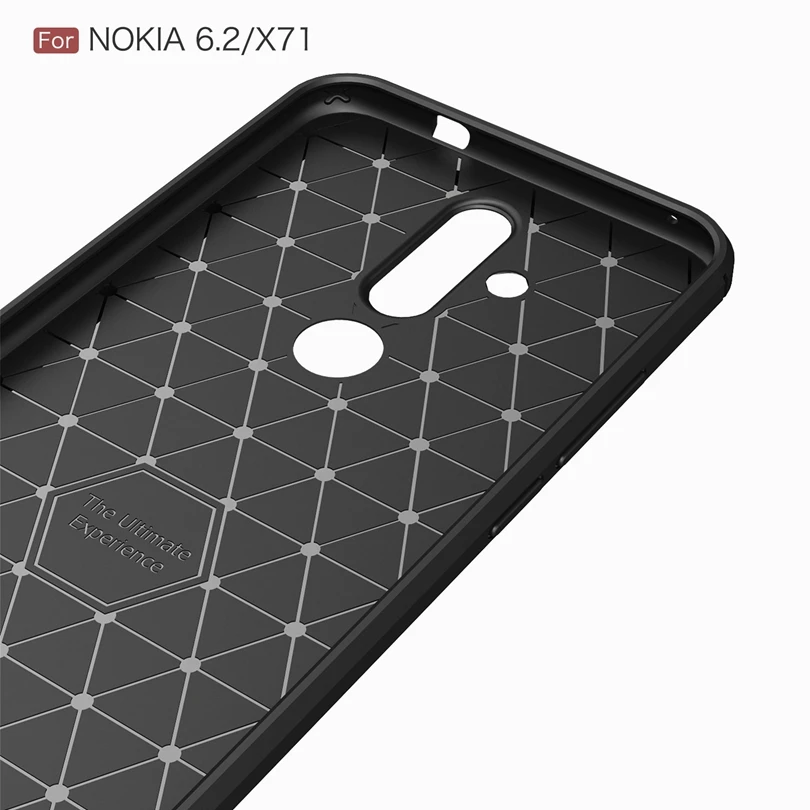 Для Nokia 6 2/X71 Тонкий Прочный Гибридный чехол для X71 ударопрочный гибридный мягкий