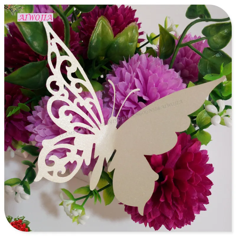 100 шт. бокалы в форме бабочки для вина|card birthday|laser cut birthday cardsdecorating cards |