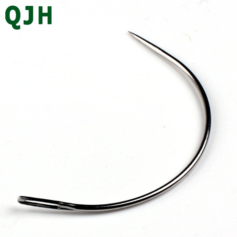30 шт. изогнутые иглы для шитья из нержавеющей стали тканевые нитки домашнего