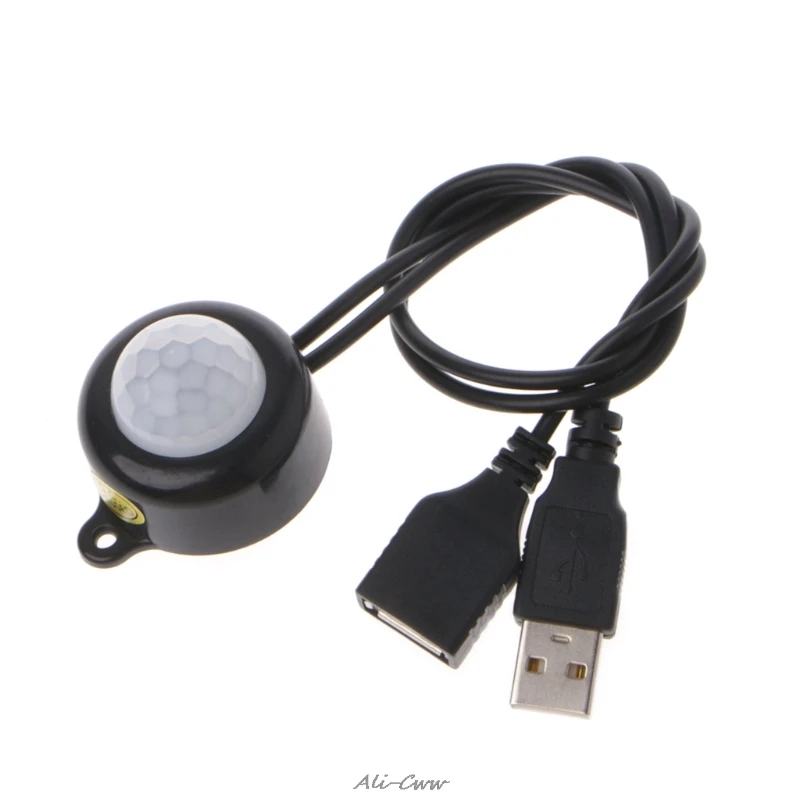USB Светодиодная лента переключатель человеческий тело инфракрасный PIR датчик