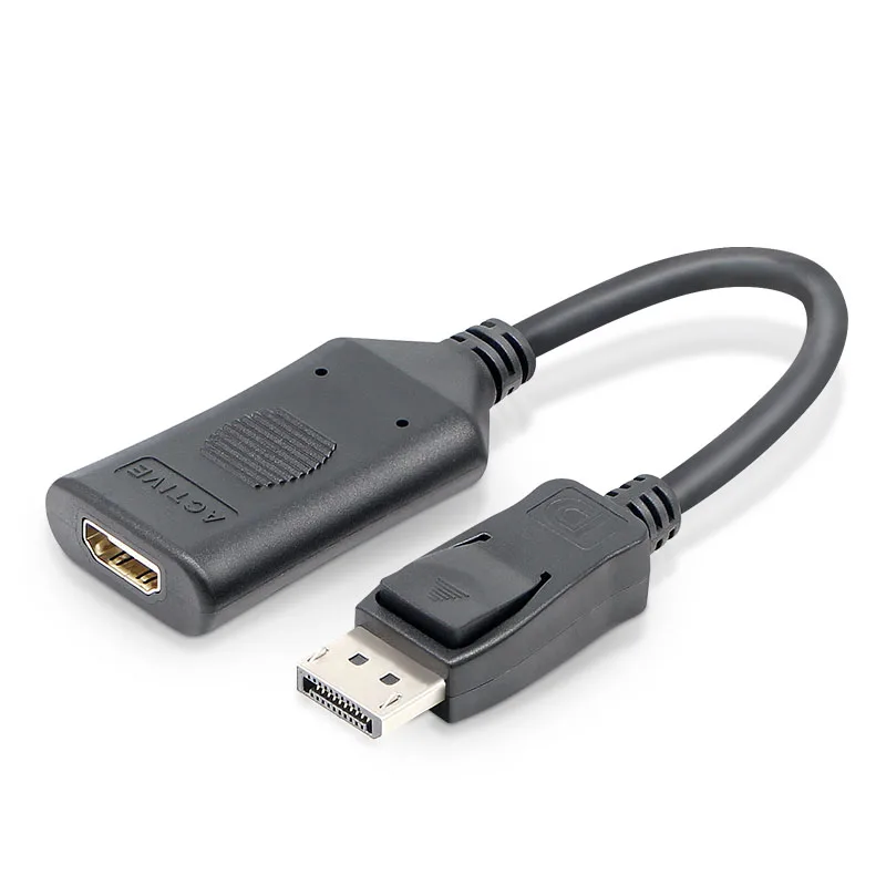 DP1.2 to HDMI2.0, HD 4K transfer cable 30HZ, mini dp transfer hdmi active