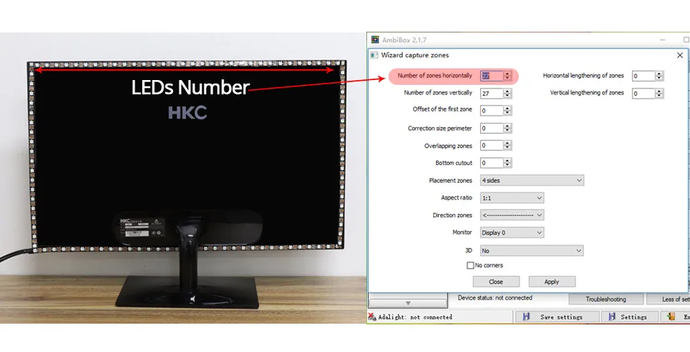 Адресуемые WS2812B Светодиодные ленты Ambilight Полный комплект USB Светодиодные ленты ТВ PC задняя освещение мечта Экран монитора компьютера 1/2/3/4/5 m
