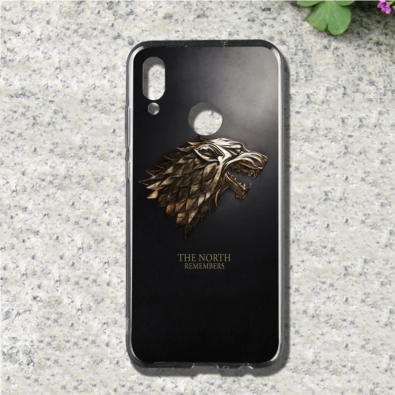 Мягкий ТПУ чехол для телефона с принтом Игры Престолов Дейенерис дракон huawei p smart