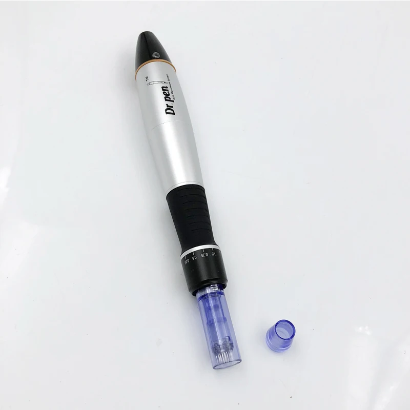 Синяя микро игла 50 шт. 12 24 36 контактов каргридж Электрический DR derma pen головка