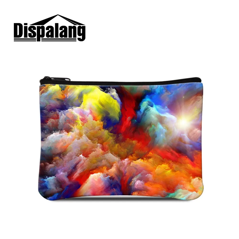 Модный стильный кошелек Dispalang для мужчин маленький девушек красивый с монетницей