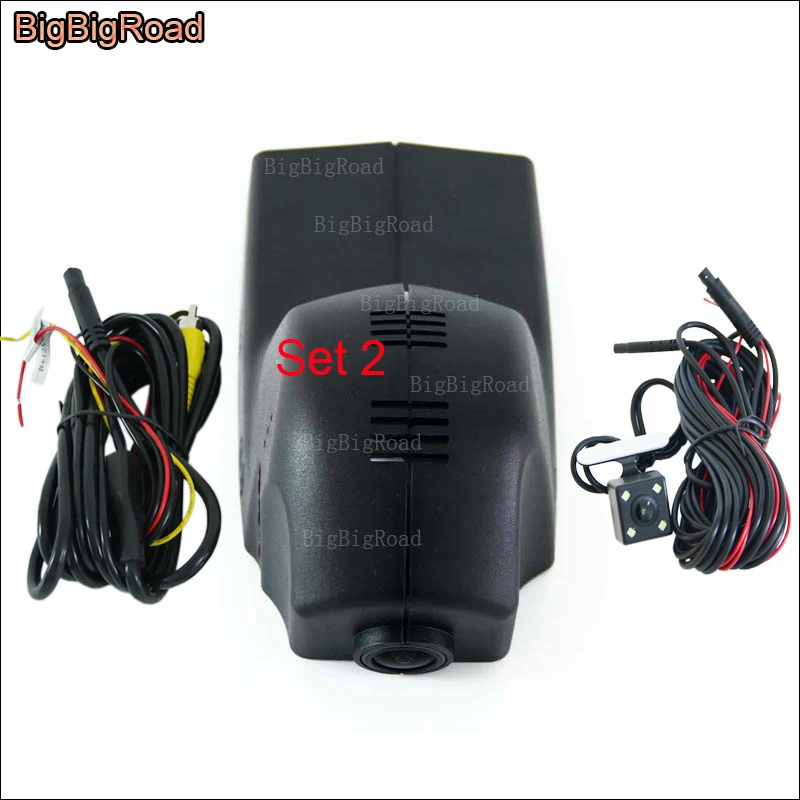 Автомобильный видеорегистратор BigBigRoad Wifi для BMW 3 5 7 серии f10 z4 e9 750Li X3 X5 X6 e61 535d 2008 2009