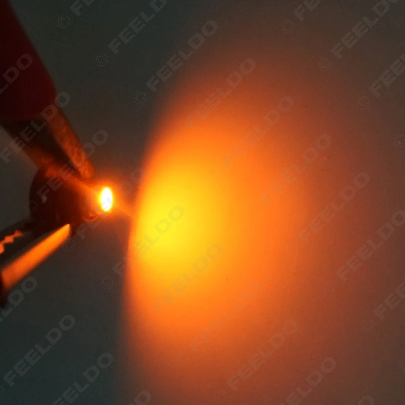 FEELDO 2 шт. автомобильный T4.2 1SMD 5050 Чип светодиодный измеритель приборной панели