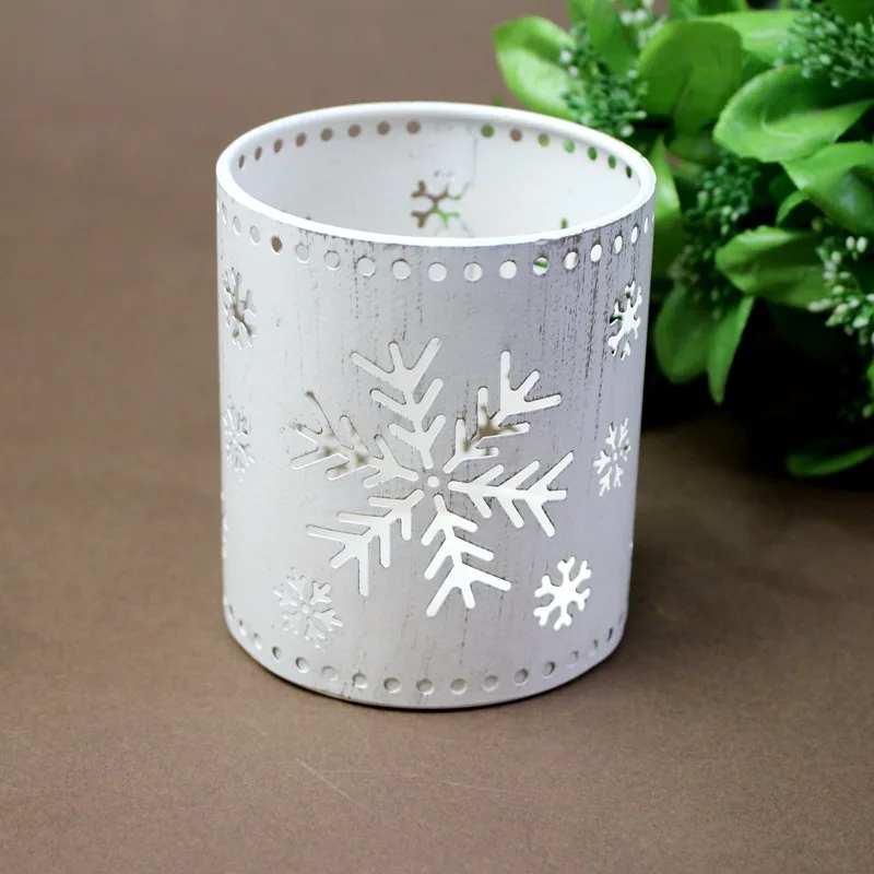 Творческий подсвечник Железный Рождественский вечерние свадебные украшения