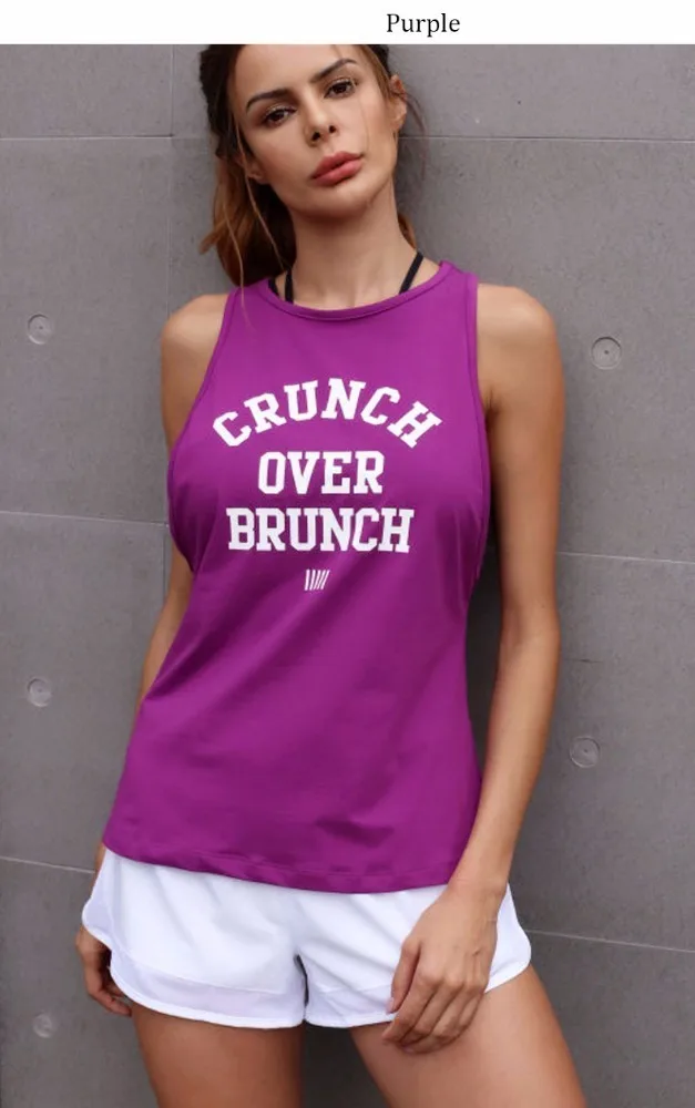 Sporting Sleeveless Shirt Women Workout Sexy Vest Breathable Gyming Tank Tops Tees Fitness Quick Dry Top Female Shirts