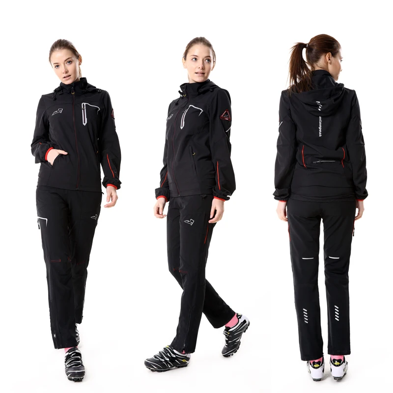 Мужская и женская куртка из флиса для пеших прогулок с капюшоном на весну осень