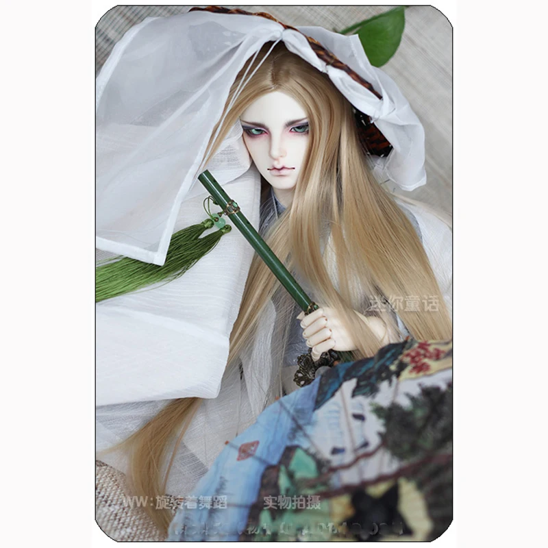 Allaosify bjd парик 1 шт. Сплит Длина прямые волосы 1/3 1/4 1/6 1/8 bjd кукла парик Древний китайский стиль