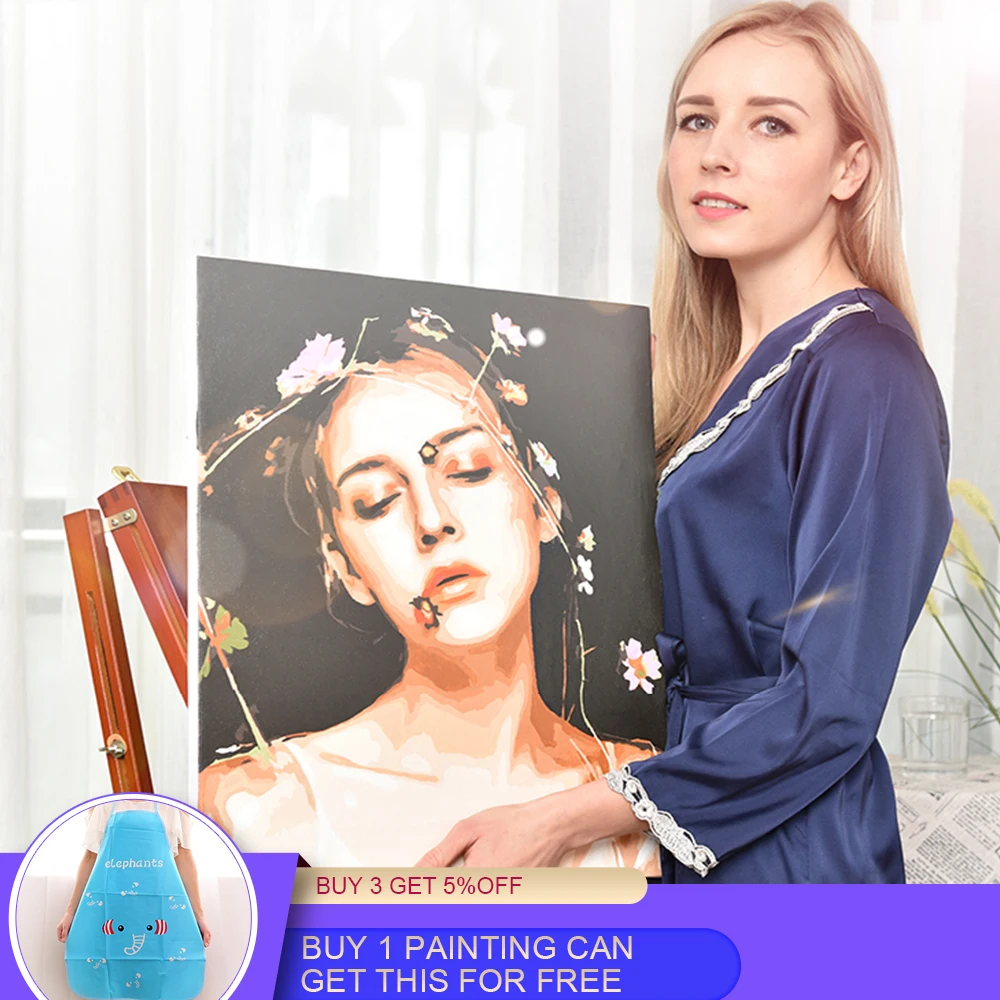Evershine Фото Пользовательские краски ing по номерам DIY картины из масляной хобби на
