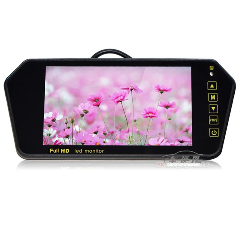 Зеркало заднего вида 7 дюймов Full HD TFT LCD 1024x600 |