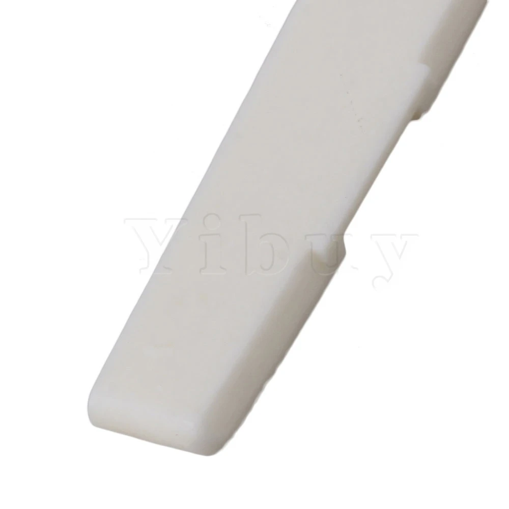 

Yibuy 5 Sets of Guitar Oxen Bone Nut and Slotted Saddle for 6-String Acoustic Guitar