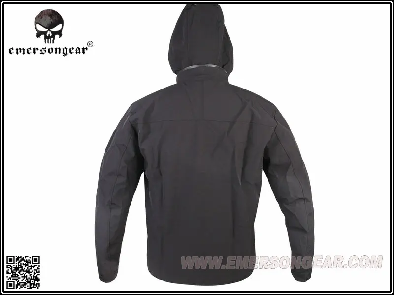 EMERSON открытый светильник Тактический Soft Shell куртка с капюшоном на открытом