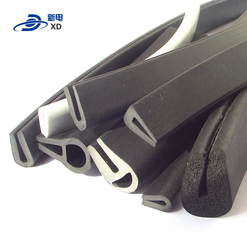 

U type aluminum window hard rubber strip