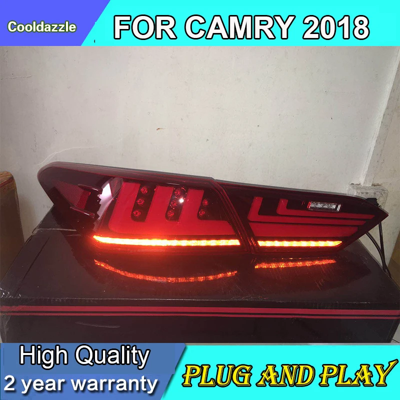Автомобильный Стайлинг чехол для Тойота Aurion Camry 2018 18 светодиодный задних