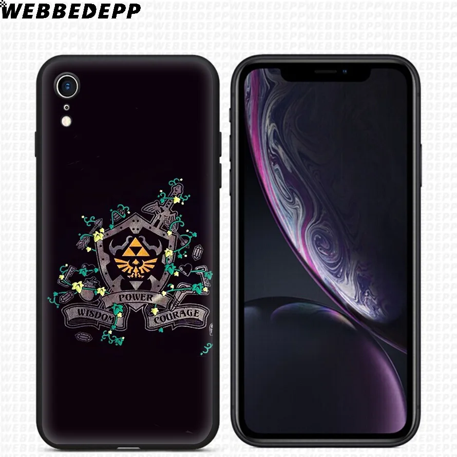 WEBBEDEPP Legends Of Zelda мягкий силиконовый чехол для iPhone 11 Pro Xr Xs Max X или 10 8 7 6 6S Plus 5 5S SE Case |