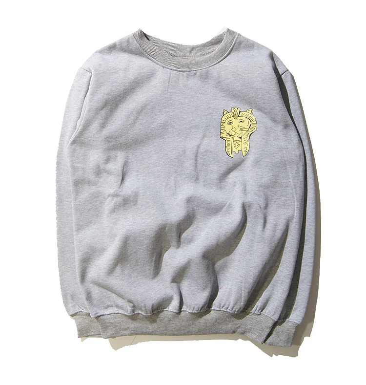 2016 Ripndip New Sweatshirts Men 1:1 High Quality Sweatshirt Pyramid Pharaoh Pocket Cat Thim Fashion | Мужская одежда