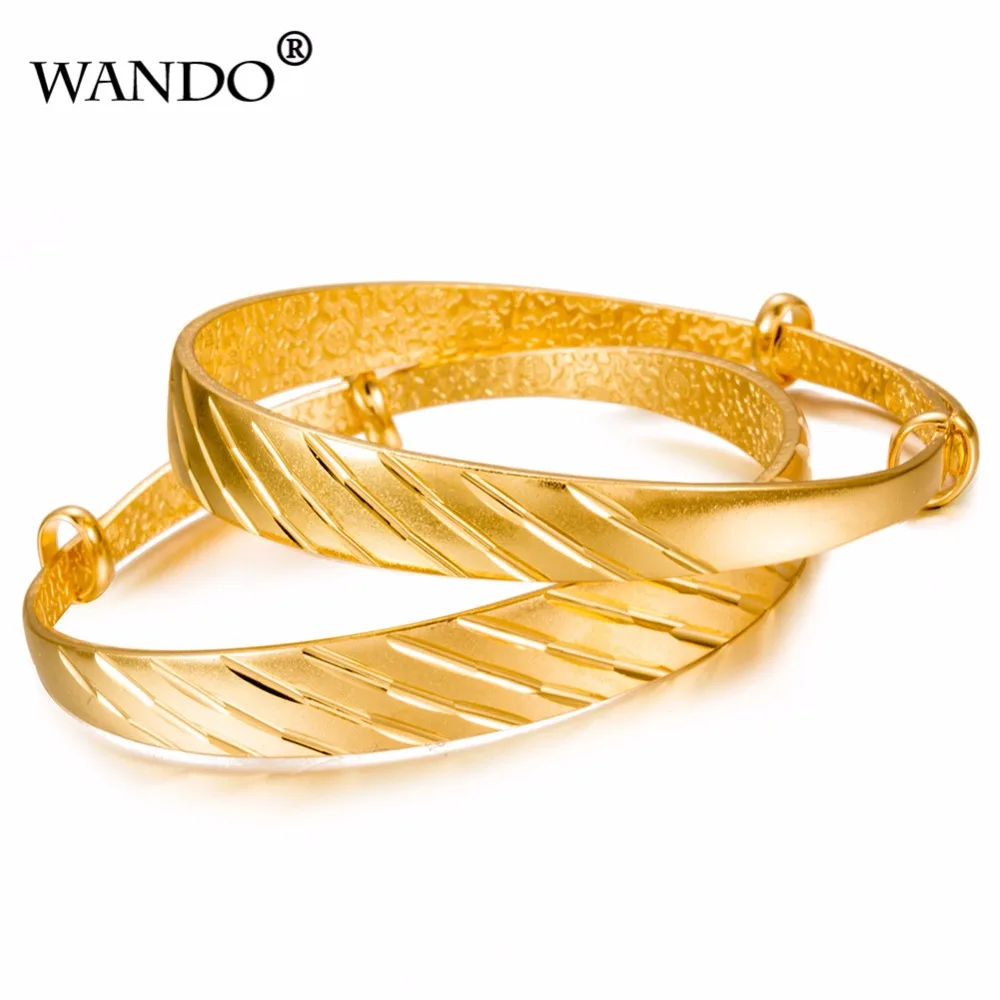 WANDO, новинка, модный уникальный Дубай, золотой цвет, модный браслет, звено цепи, роскошные ювелирные изделия, подарок, женские браслеты \ браслеты, ювелирное изделие, B19