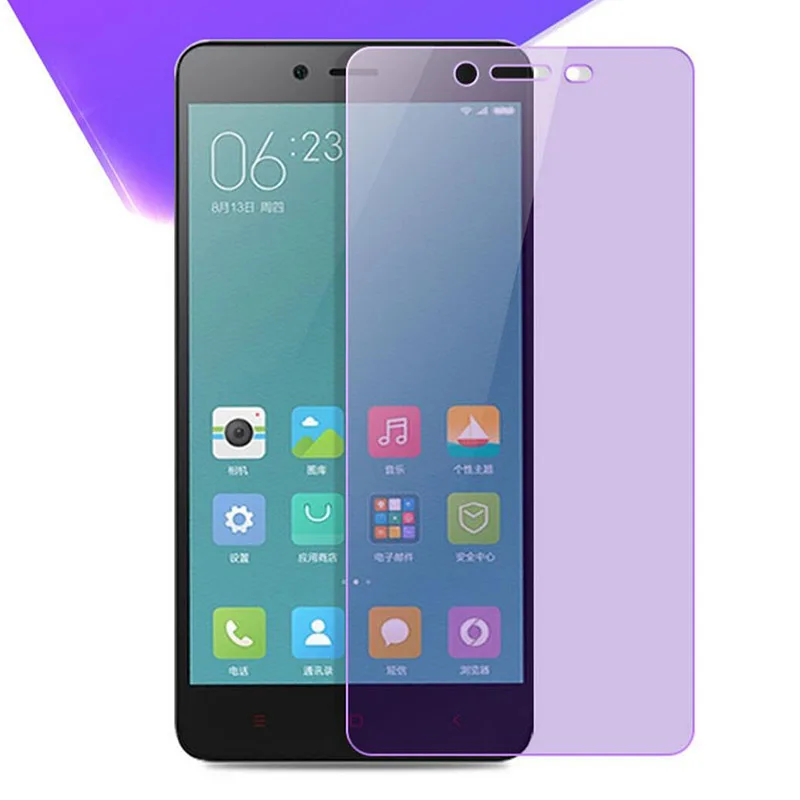 Для Xiaomi Redmi Note 2 матовое закаленное стекло Prime Protector HD Clear Frosted Note2 Premium Anti-blue UV Glass Film |