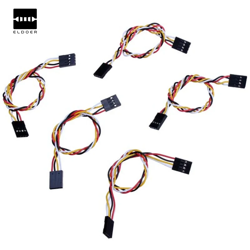 5 шт. 4 контакта 20 см 2 54 Перемычка мм кабели DuPont для Arduino | Электронные компоненты и
