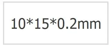 Платиновый электрод 10*10*0,1 мм Платиновый лист электрод PT электрод Платиновый лист помощник электрода - Цвет: Синий