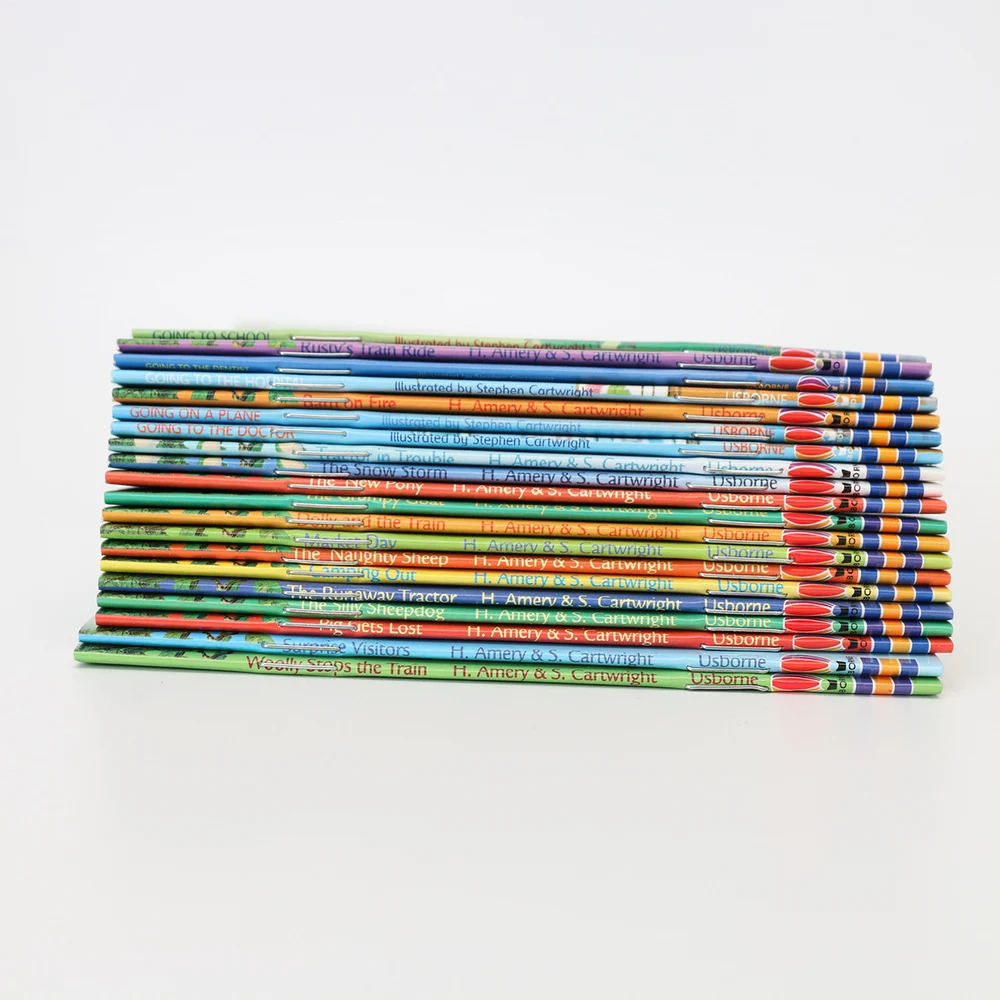 20 шт./компл. 15x15 см Usborne фото книги для детей и малышей знаменитая история