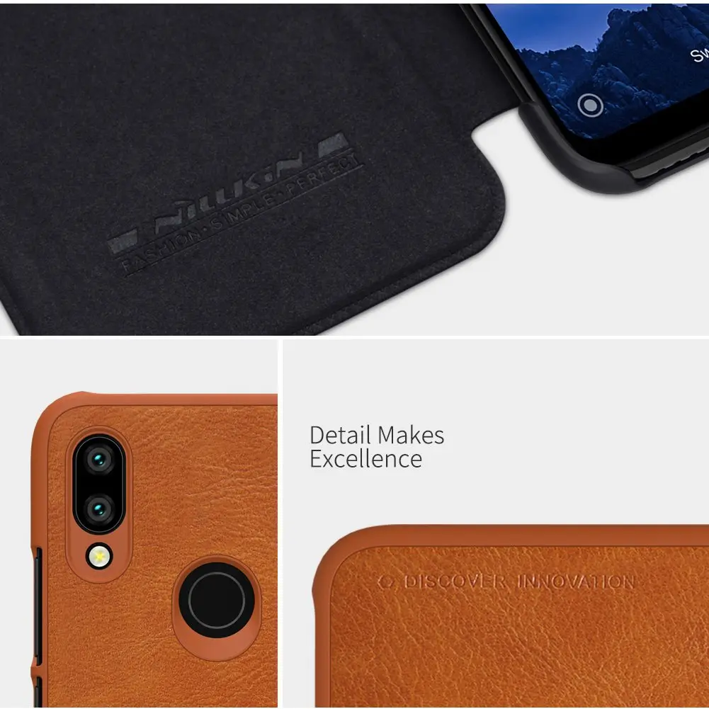 Чехол-книжка из искусственной кожи для Xiaomi Redmi 7, 6,26 дюйма, роскошный винтажный Чехол-книжка для Xiaomi Redmi 7