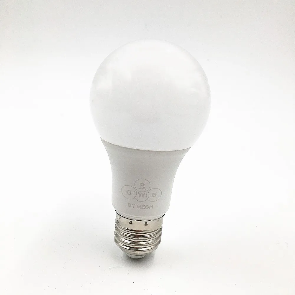 Умная лампочка с поддержкой Wi Fi RGBW Bluetooth 4 0 E27 светодиодная регулируемой яркостью