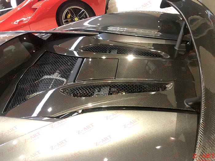 Z ART реальные углеродное волокно крышка двигателя для Mclaren 540 570S капота 570 углерода