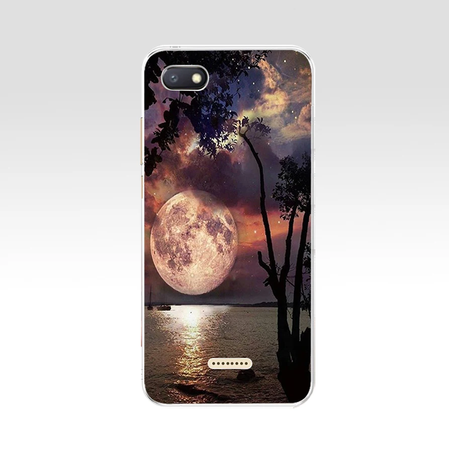 17 16 Xiaomi Redmi 6A case silicone cover 5.45" TPU Cartoon case on for Xiaomi redmi 6a redmi6a coque fundas phone bumper housing - Цвет: 17