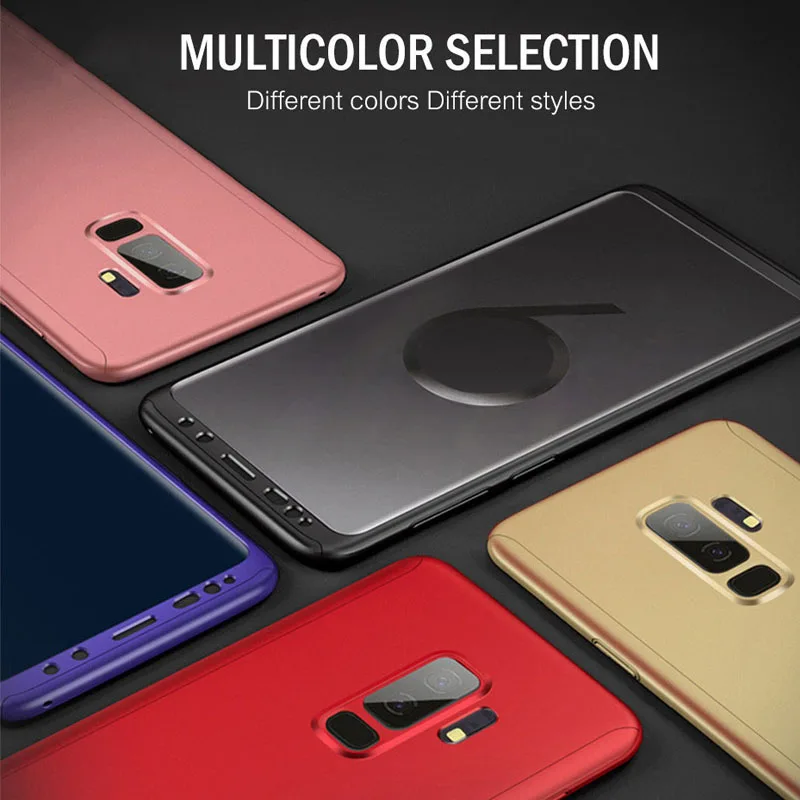 Crouch 360 Полное покрытие телефона Чехлы для samsung Galaxy S8 S9 плюс Чехол защитный ковер Note