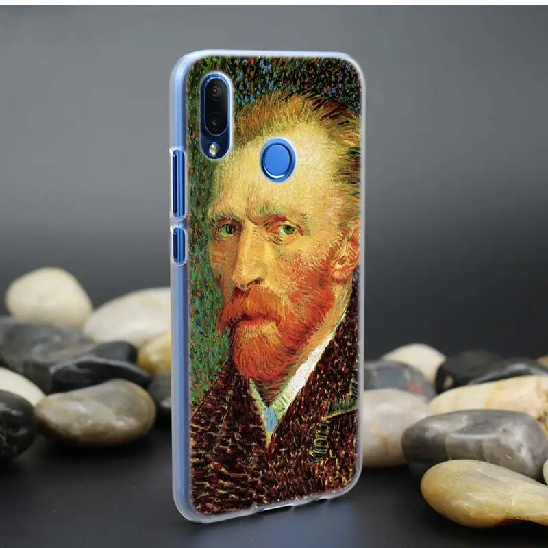 Чехол Sky Van Gogh для huawei P20 P Smart Nova 4 3i P30 P10 P9 P8 lite Pro mini Прозрачный жесткий чехол для телефона