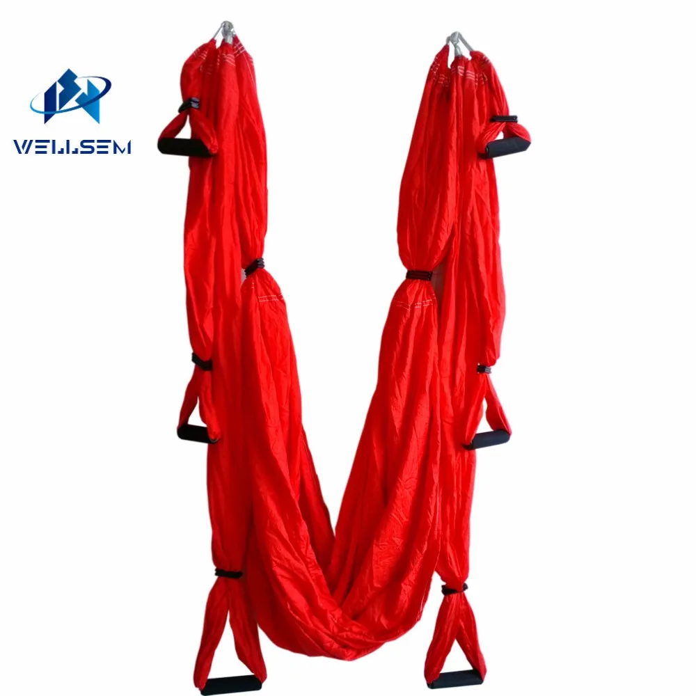 Гамак для аэройоги 1 комплект лента пилатеса Инверсионная качели йоги