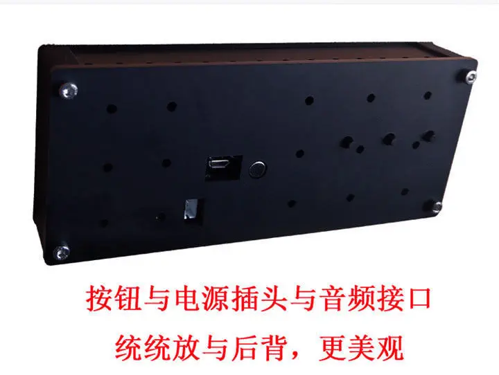Wifi VFD FFT музыкальный спектр часы табло времени дисплей VU метр Индикатор уровня