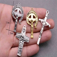 religious pope cross medal the cross medal on the chest of the pope orthodox church cross medal 50pcs
