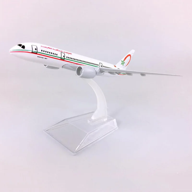 14 см 1:400 Boeing B787-800 модель Royal Air Moroccan Airlines W база Airbus металлический сплав самолет коллекция дисплей детская игрушка