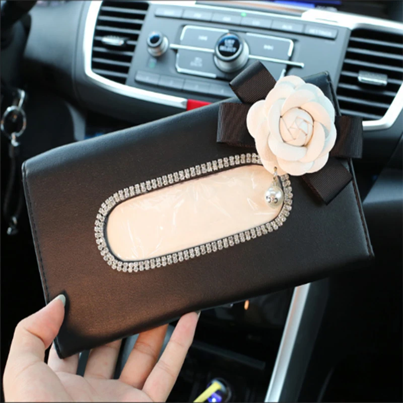 Car Tissue Box Holder for BMW VW T5 Clio 3 Mercedes Benz Scenic 2 Visor Accessories Type Auto Napkin ... |