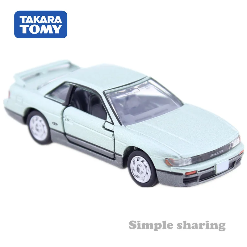 Takara Tomy Tomica Premium No.08 Nissan Silvia Light Green Scale 1/62 Metal DieCast Car Model Kit Pop Baby Toys For Children | Игрушки и