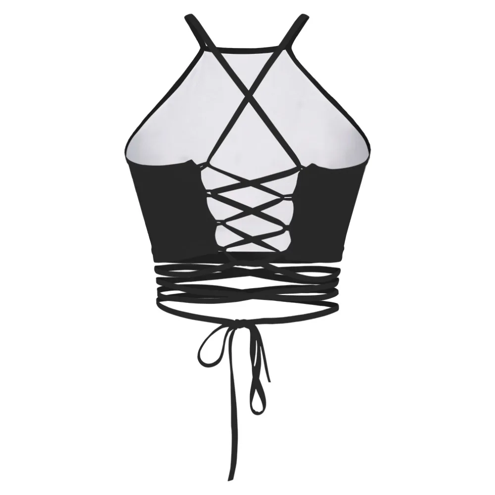 Майка Lycorisradiata с 3D принтом сексуальные топы лямкой на шее летний сезон 2016 майка