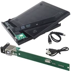 12,7 мм USB 2,0 Внешний Оптический привод коробка Внешний чехол DVD CD DVD-Rom DVD RW к SATA жесткий диск Caddy адаптер новейший