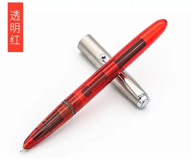 P Перьевая ручка Jinhao 0,38 мм с капюшоном Перо дерево металл практика письма Подарочные ручки для студент, школа, офис принадлежности 1 шт./лот - Цвет: P