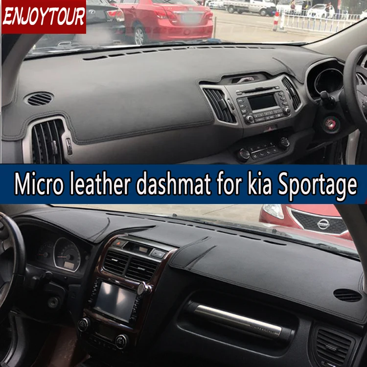 Кожаный коврик для приборной панели KIA Sportage JE KM SL QL 2005-2019 2009 2010 2011 2012 2013 2014 2015 2017 |