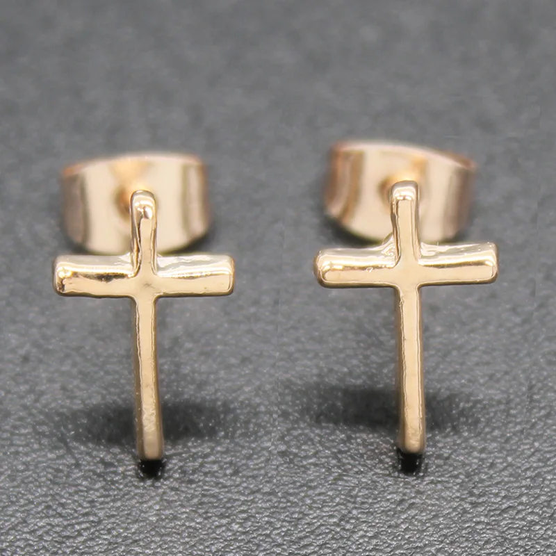 Женские маленькие серьги гвоздики ISINYEE простые с кристаллами минималистичные