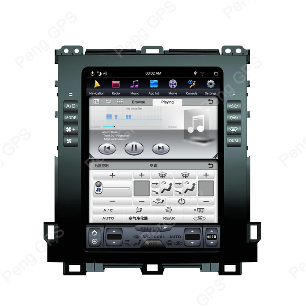 Автомобильный GPS навигатор для Lexus GX470 Android 9 0 Toyota Land Cruiser Prado 120 мультимедийный DVD